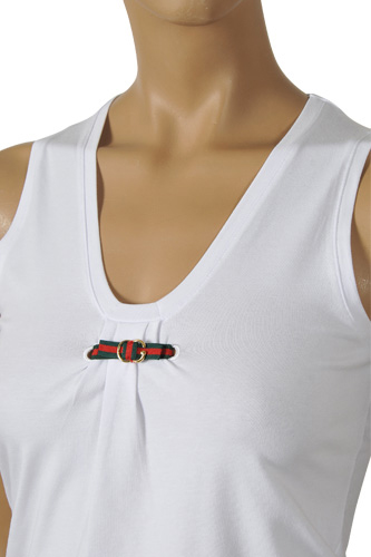 Womens Designer Clothes | GUCCI Ladies Sleeveless Top #98