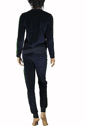 Womens Designer Clothes | GUCCI Ladies Tracksuit In Navy Blue #150