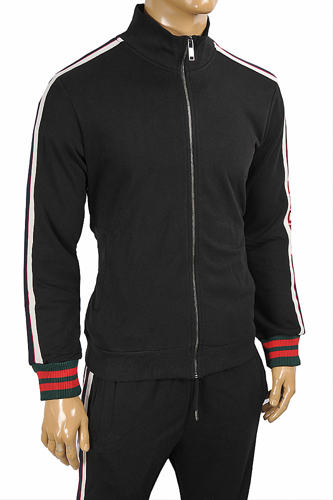 Mens Designer Clothes | GUCCI Menâ??s zip jogging suit 168