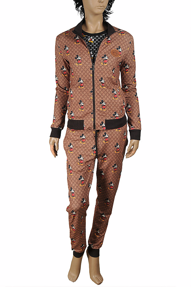 Womens Designer Clothes | Disney x Gucci Mickey Mouse womenâ??s jogging suit 177