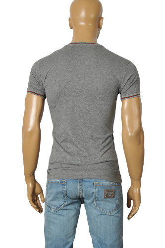 Mens Designer Clothes | GUCCI Menâ??s V-Neck Short Sleeve Tee #118