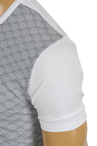 Mens Designer Clothes | GUCCI Men's Crew-neck Short Sleeve Tee #157