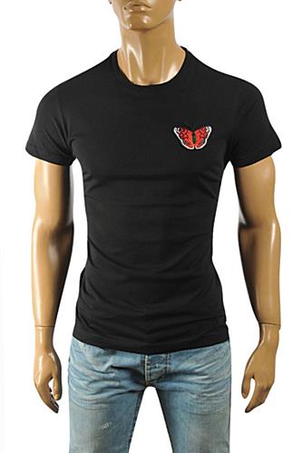 Mens Designer Clothes | GUCCI Men's T-Shirt Black #203