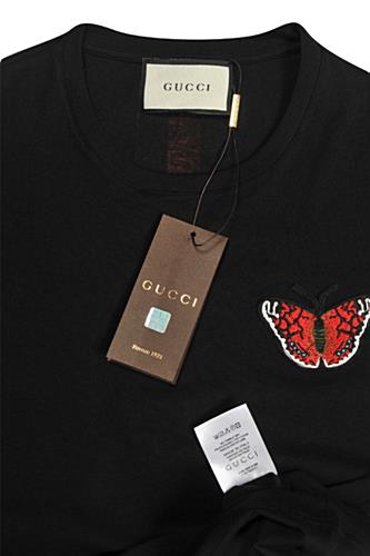 Mens Designer Clothes | GUCCI Men's T-Shirt Black #203