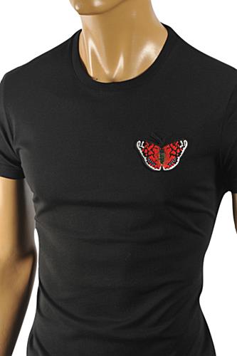 Mens Designer Clothes | GUCCI Men's T-Shirt Black #203