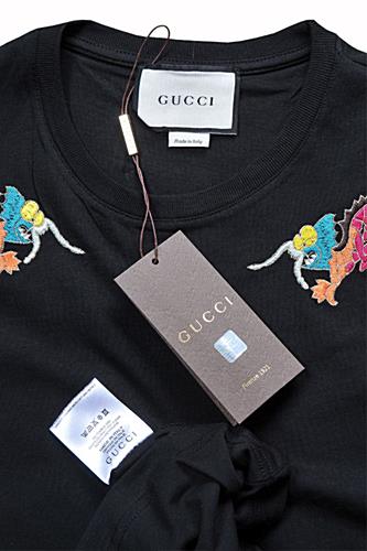 Mens Designer Clothes | GUCCI Cotton T-Shirt With Embroideries #212
