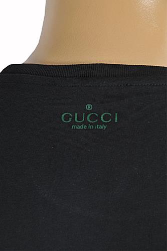 Mens Designer Clothes | GUCCI Cotton T-Shirt With Embroideries #212