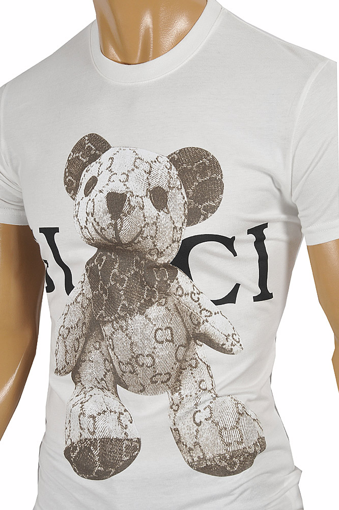 Mens Designer Clothes | GUCCI Teddy Bear T-shirt 284