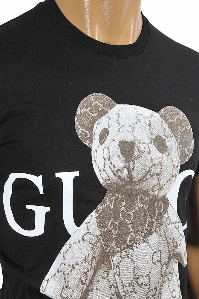 Mens Designer Clothes | GUCCI Teddy Bear T-shirt 285