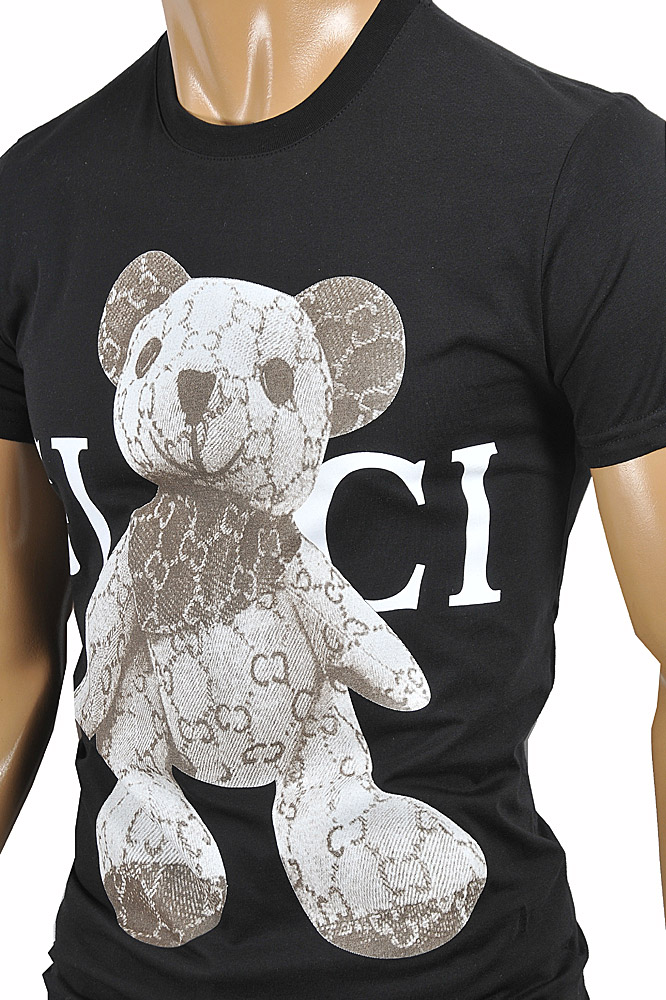 Mens Designer Clothes | GUCCI Teddy Bear T-shirt 285