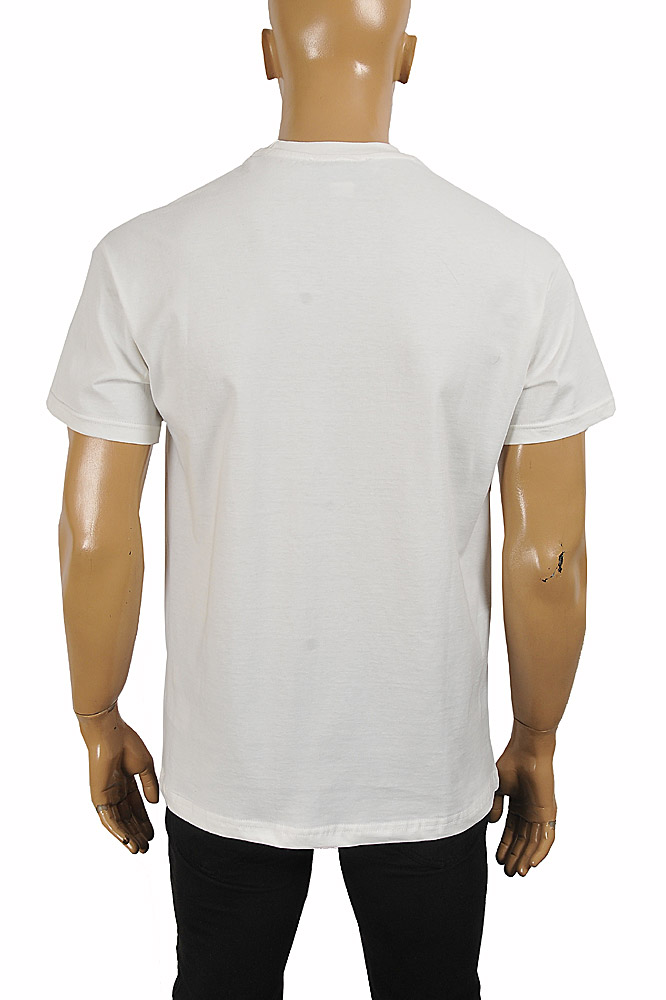 Mens Designer Clothes | GUCCI cotton T-shirt with front logo print 296