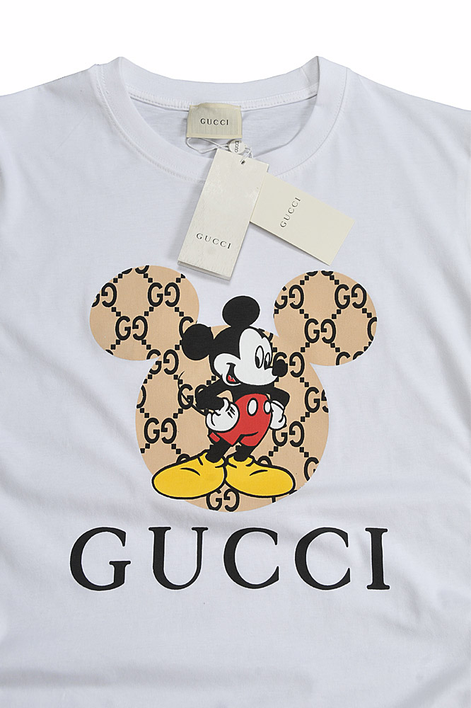 Mens Designer Clothes | GUCCI Menâ??s T-shirt With Mickey Mouse Print 303