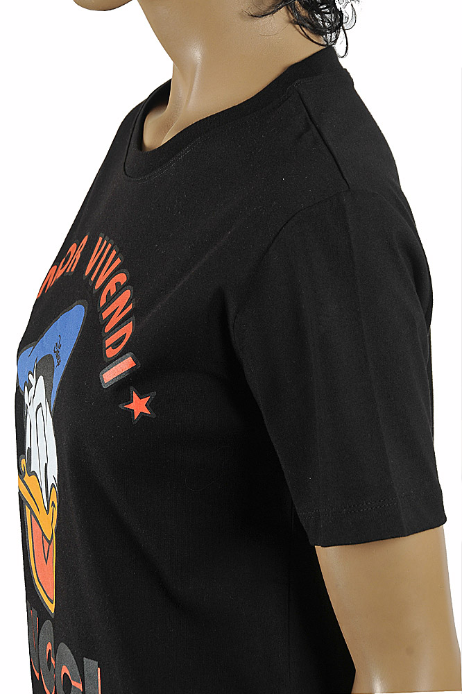Womens Designer Clothes | Disney x Gucci Donald Duck T-shirt, womenâ??s, cotton 305