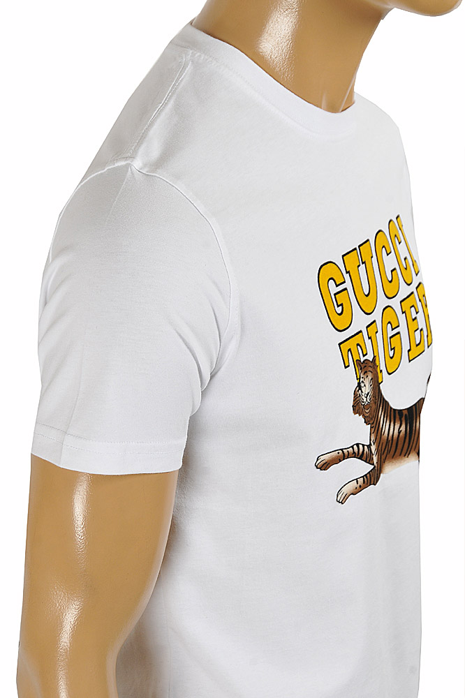 Mens Designer Clothes | GUCCI T-shirt With Tiger Print 310