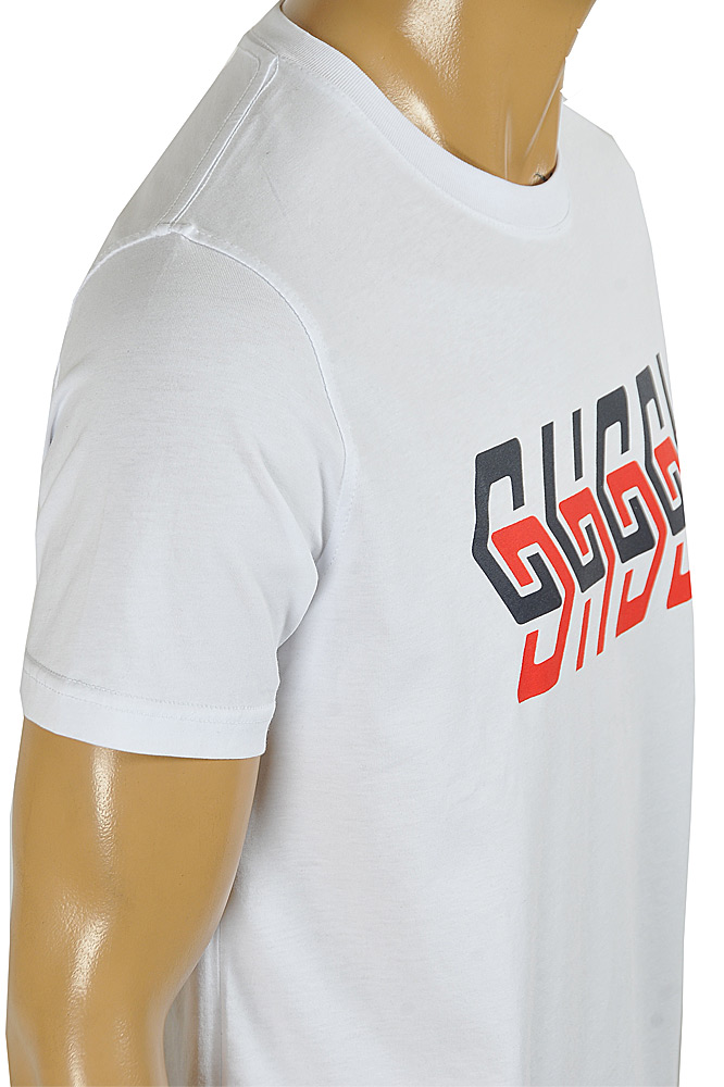 Mens Designer Clothes | GUCCI cotton T-shirt with front logo print 314