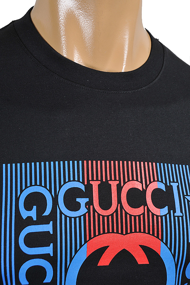 Mens Designer Clothes | GUCCI cotton T-shirt with front print 319