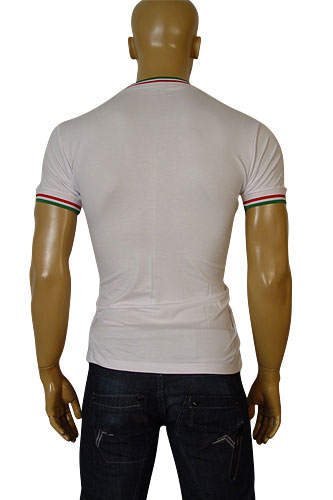 Mens Designer Clothes | GUCCI Mens V-Neck Short Sleeve Tee #74