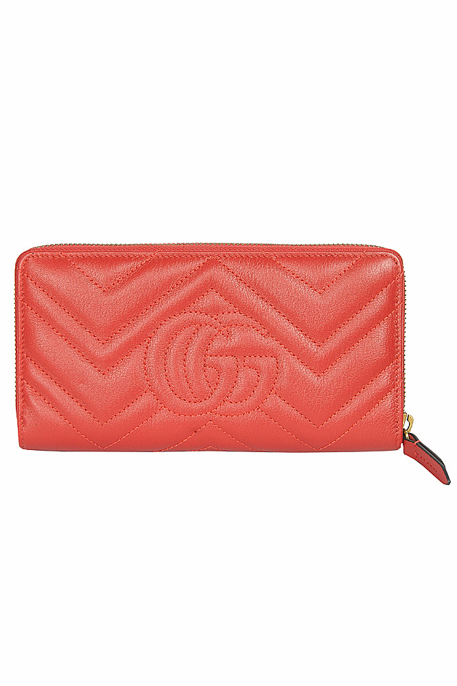 Womens Designer Clothes | GUCCI Broadway Leather Clutch with Double G 54