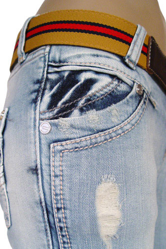 Womens Designer Clothes | GUCCI Ladies Capri/Jeans With Belt #38