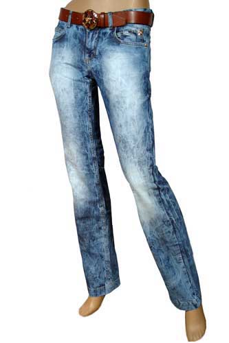 Womens Designer Clothes | GUCCI Lady's Jeans With Belt #7