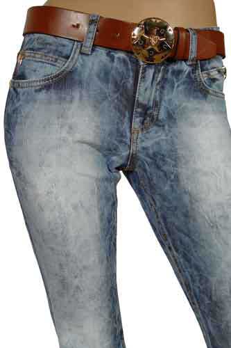 Womens Designer Clothes | GUCCI Lady's Jeans With Belt #7