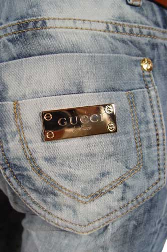 Womens Designer Clothes | GUCCI Lady's Jeans With Belt #7