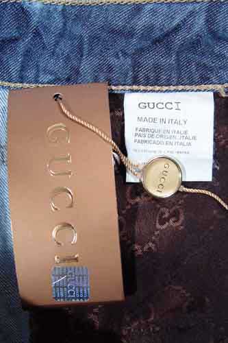 Womens Designer Clothes | GUCCI Lady's Jeans With Belt #7