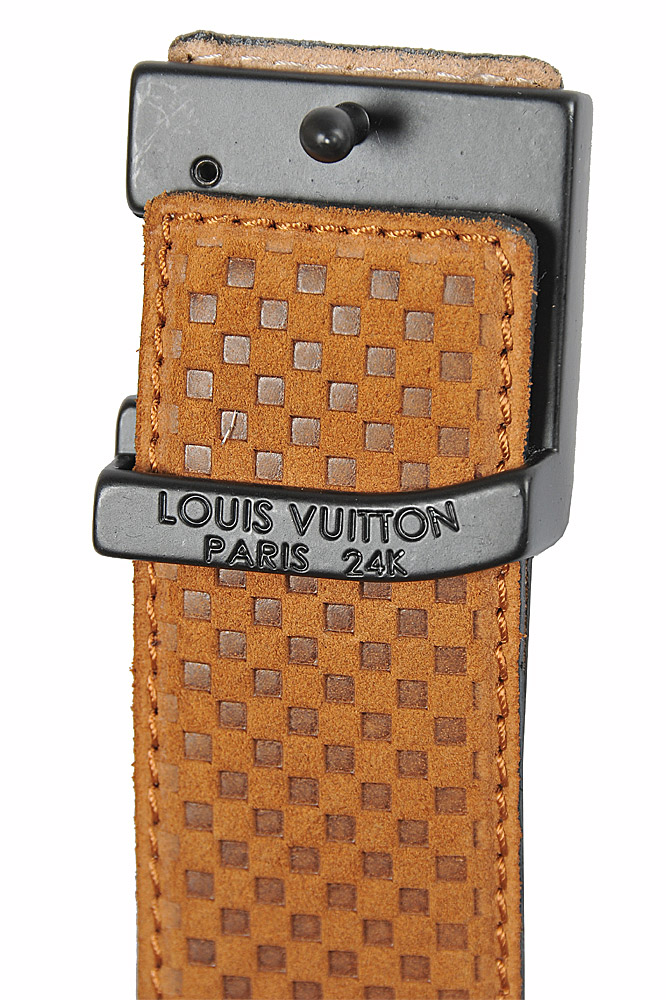 Mens Designer Clothes | LOUIS VUITTON leather belt 80