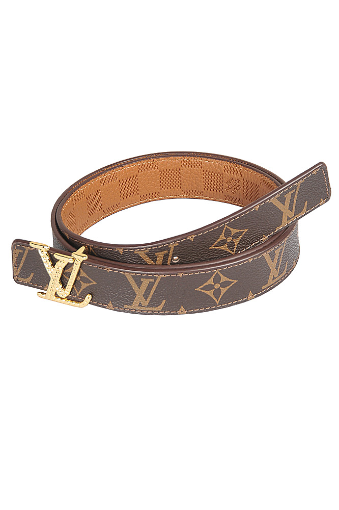 Womens Designer Clothes | LOUIS VUITTON Leather Women Reversible Belt 90