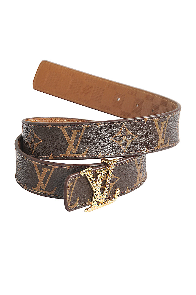 Womens Designer Clothes | LOUIS VUITTON Leather Women Reversible Belt 90