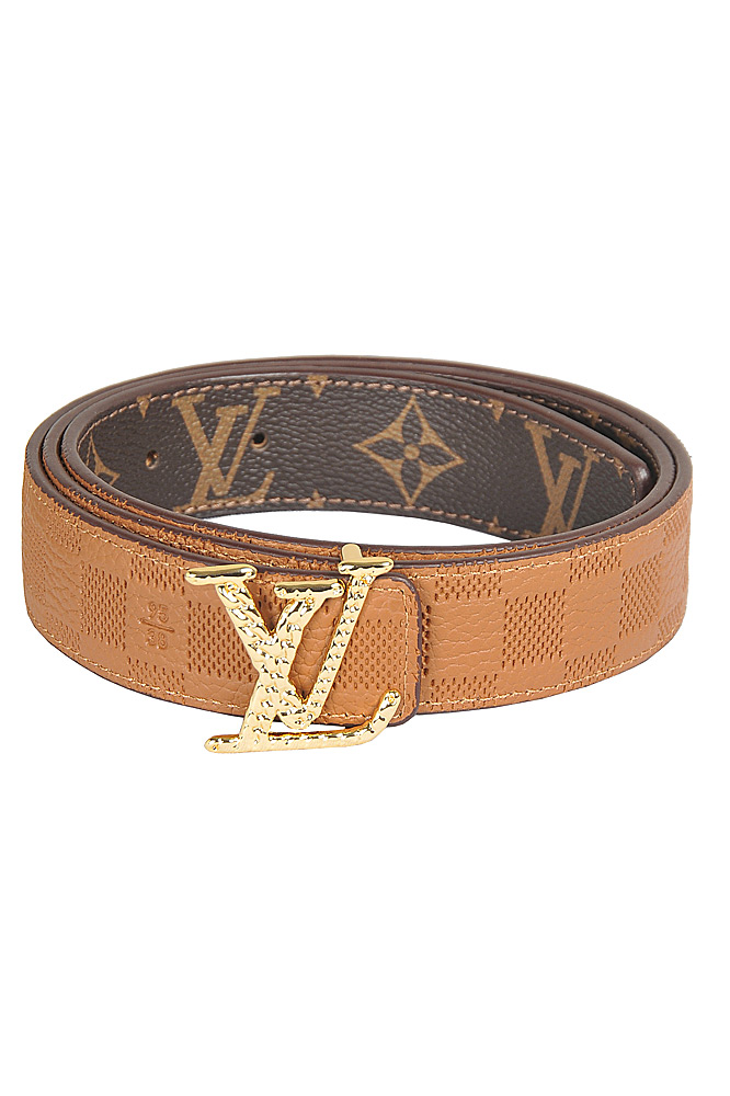 Womens Designer Clothes | LOUIS VUITTON Leather Women Reversible Belt 90