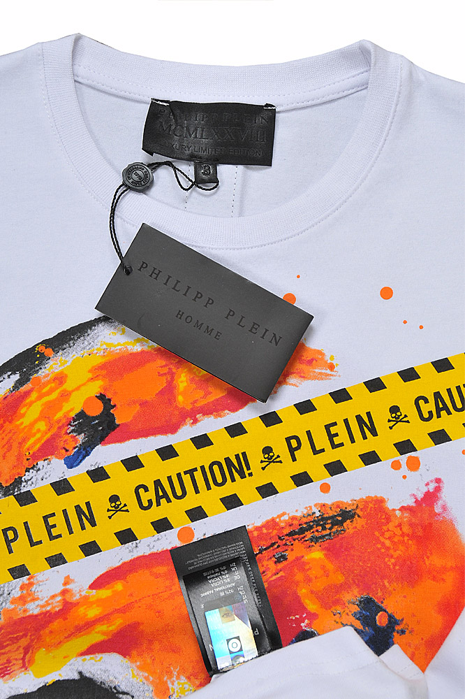 Mens Designer Clothes | PHILIPP PLEIN Cotton T-shirt 4