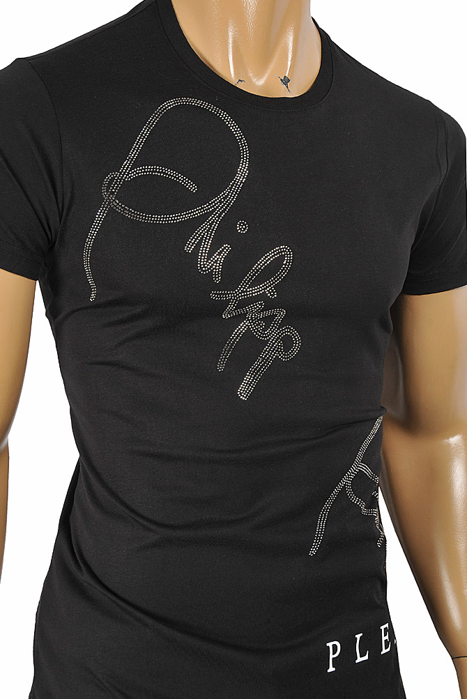 Mens Designer Clothes | PHILIPP PLEIN Cotton T-shirt 8