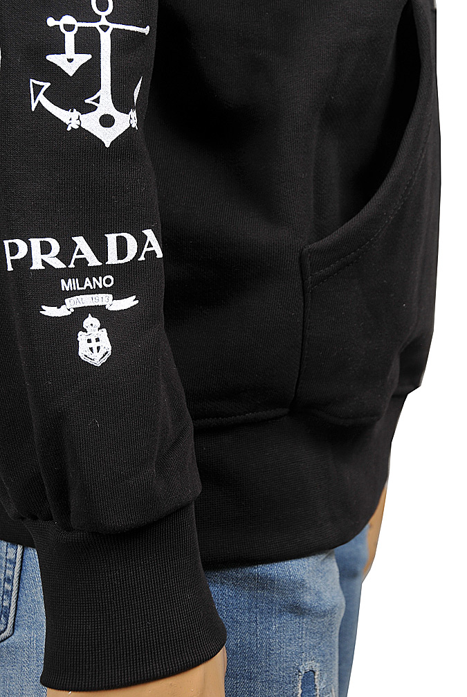 Mens Designer Clothes | PRADA Menâ??s Cotton Hoodie 17