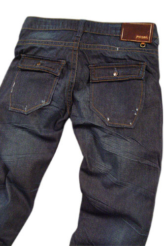 Mens Designer Clothes | PRADA Mens Crinkled Jeans #12