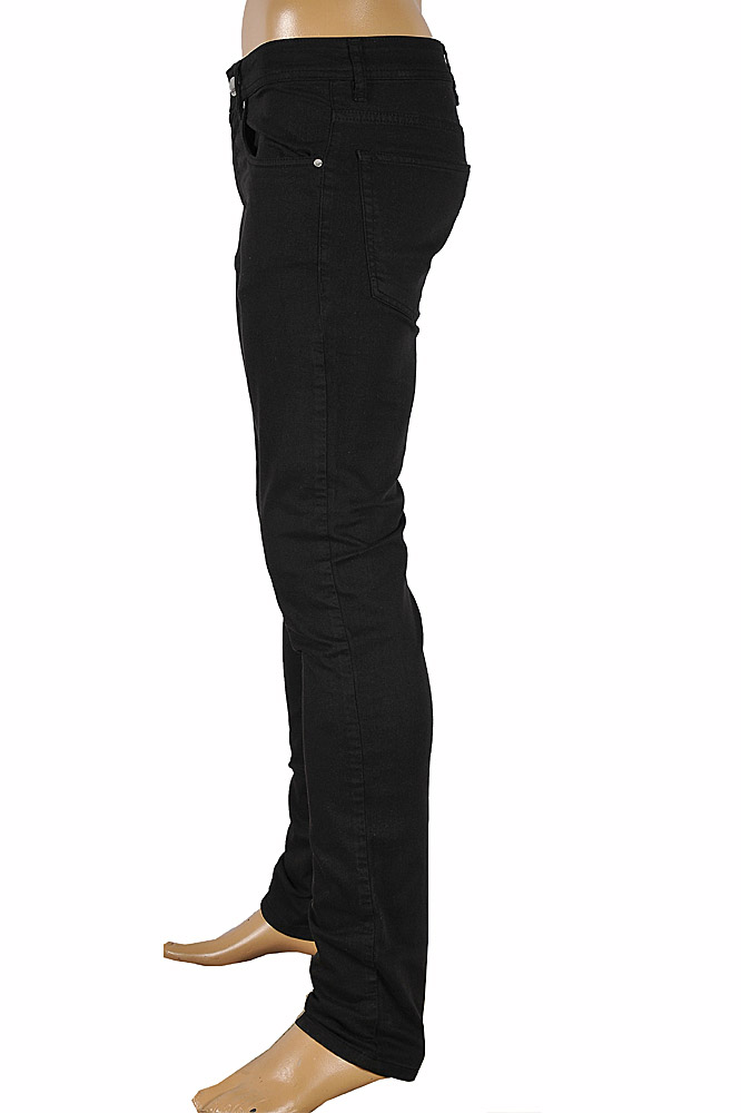 Mens Designer Clothes | PRADA Classic Slim Fit Men's Jeans in Black 28