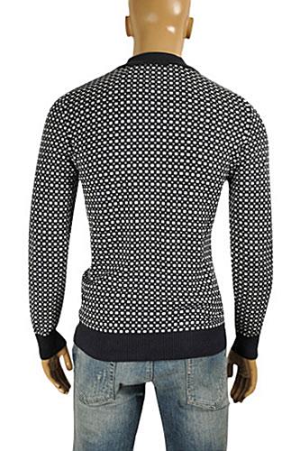 Mens Designer Clothes | PRADA Menâ??s Knitted Polo Stile Sweater #13