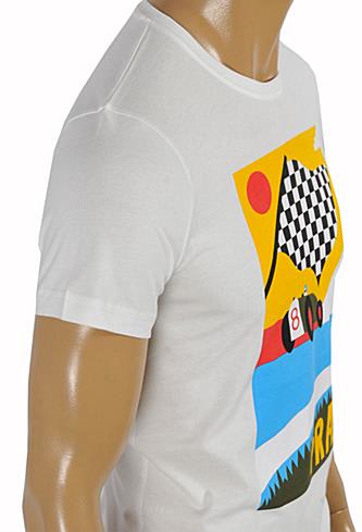 Mens Designer Clothes | PRADA Men's cotton T-shirt with print #101