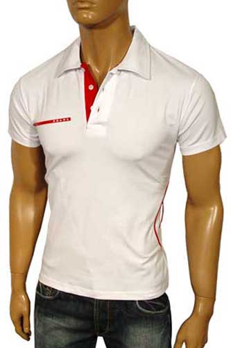 Mens Designer Clothes | PRADA Men's Polo Shirt #40