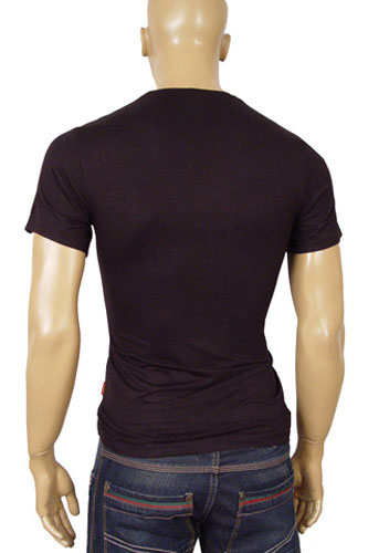 Mens Designer Clothes | PRADA V-Neck Short Sleeve Tee #55