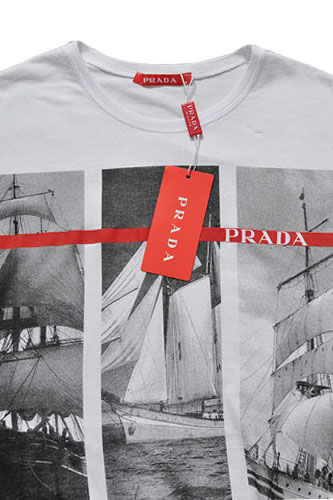 Mens Designer Clothes | PRADA Men's Short Sleeve Tee #71