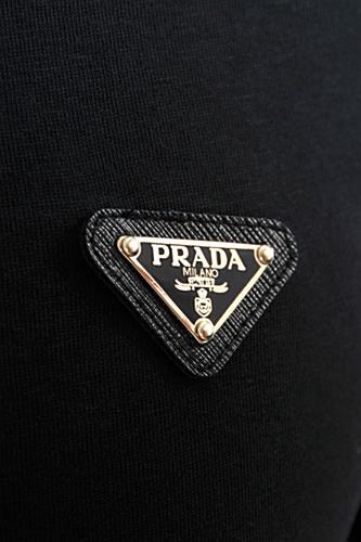 Mens Designer Clothes | PRADA Men's Short Sleeve Tee In Navy Blue #92