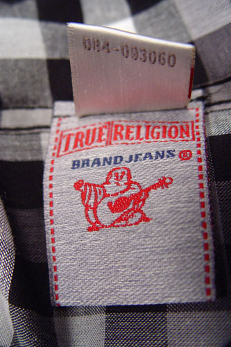 Mens Designer Clothes | TRUE RELIGION Mens Fitted Dress Shirt #2