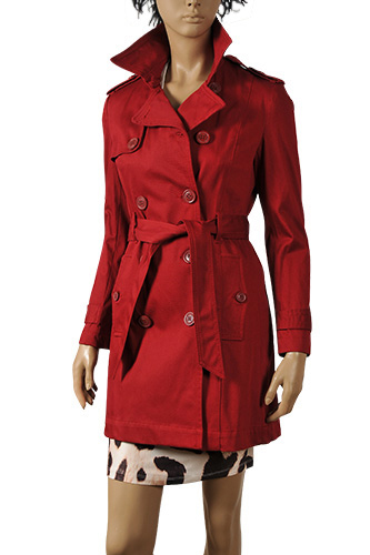 Womens Designer Clothes | TodayFashion Ladies Double-Breasted Trench Coat #52
