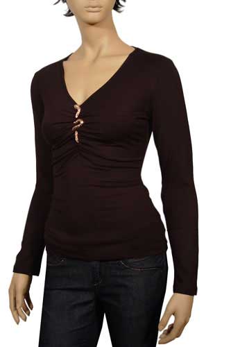 Womens Designer Clothes | TodayFashion Ladies Long Sleeve Top #102