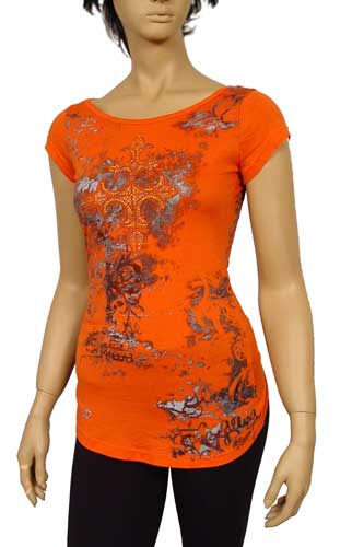 Womens Designer Clothes | TodayFashion Ladies Open Back Short Sleeve Top #26