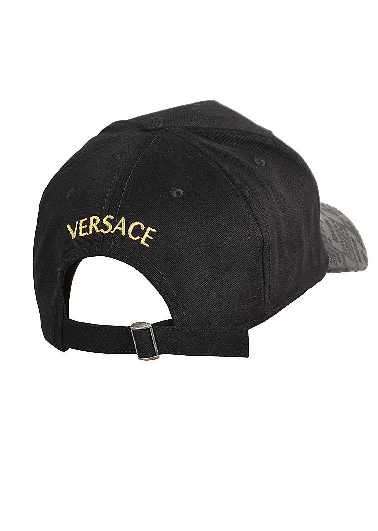 Mens Designer Clothes | VERSACE logo-patch detail baseball cap 149