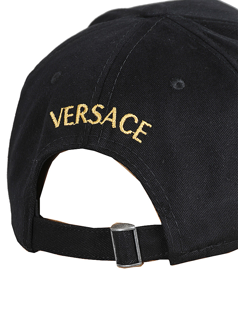 Mens Designer Clothes | VERSACE logo-patch detail baseball cap 149