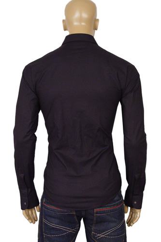 Mens Designer Clothes | VERSACE Men's Dress Shirt In Black #133