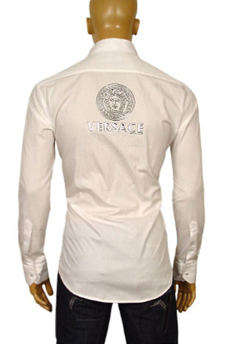 versace men's long sleeve shirts